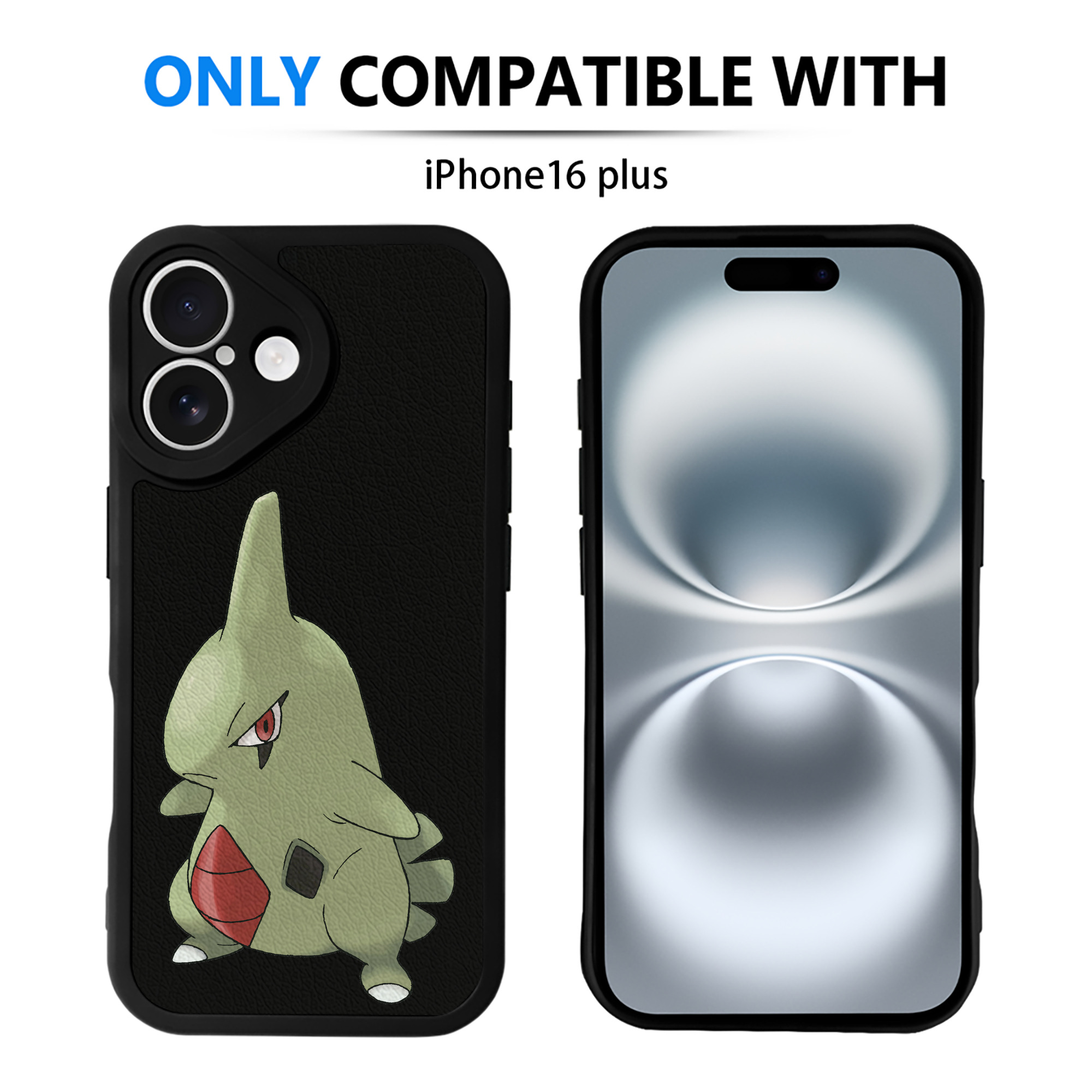 （画像用） ポケットモンスター Pokémon 【iPhone 16シリーズ対応】シリコンスマホケース（レザー調） 材質：シリコン